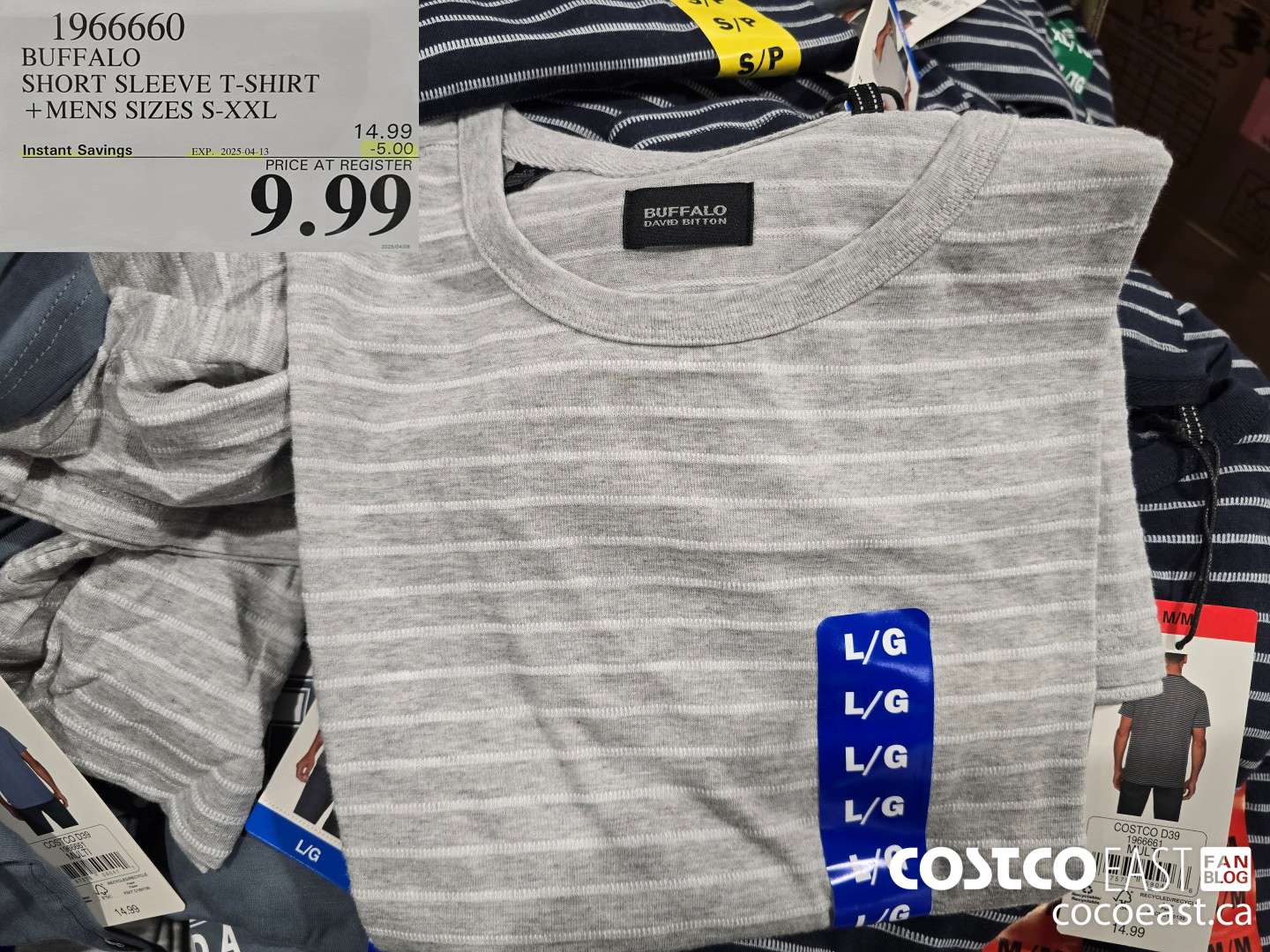 1966660 BUFFALO SHORT SLEEVE T-SHIRT +MENS SIZES S-XXL ($5.00 INSTANT SAVINGS EXPIRES ON 2025-04-13) $9.99