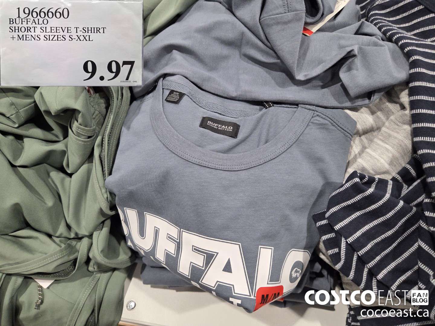 1966660 BUFFALO SHORT SLEEVE T-SHIRT +MENS SIZES S-XXL $9.97