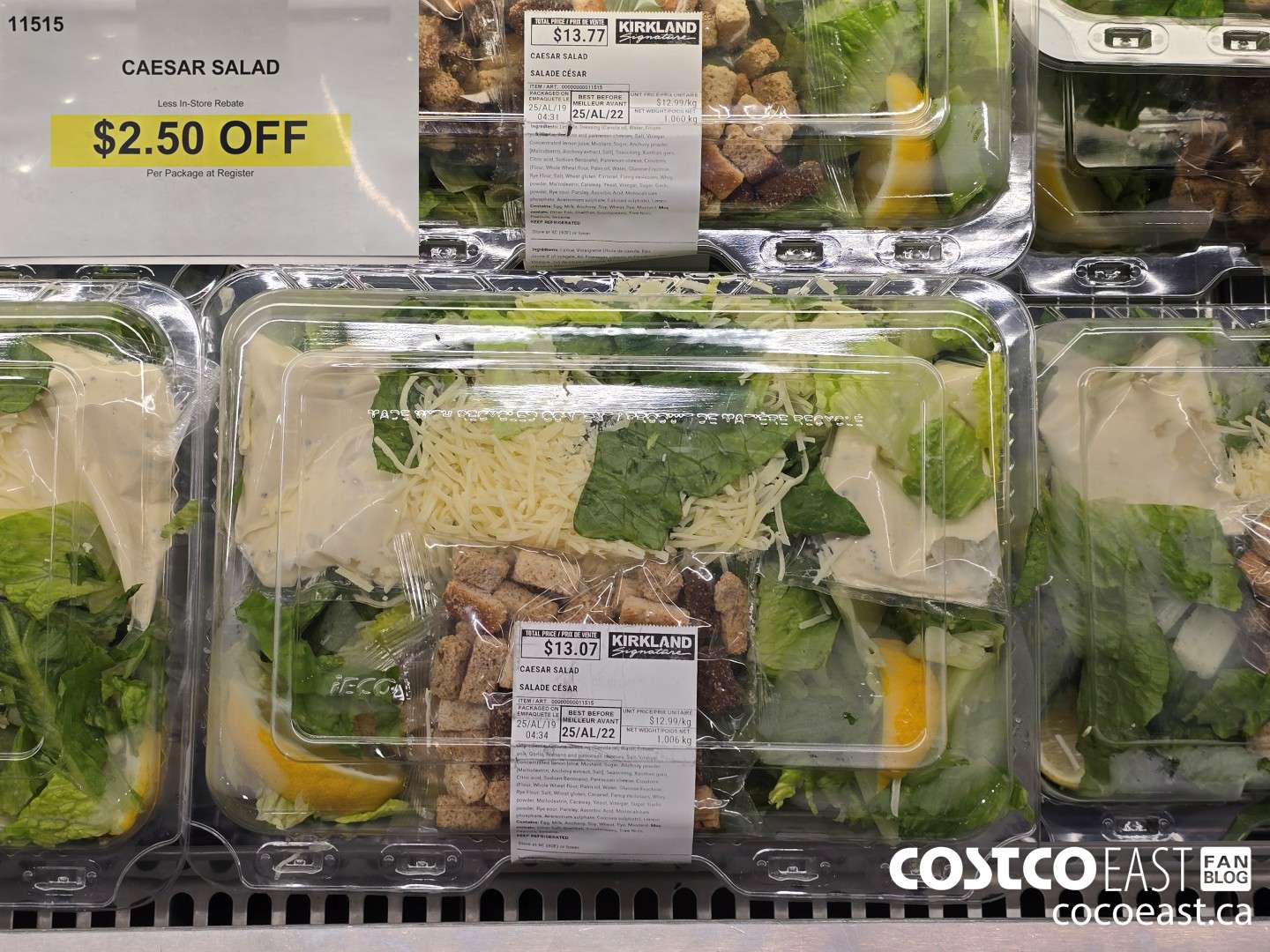 11515 CAESAR SALAD ($2.50 INSTANT SAVINGS)