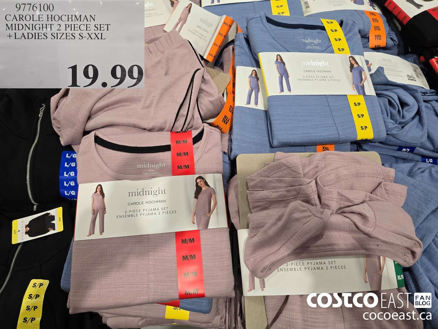 9776100 CAROLE HOCHMAN MIDNIGHT 2 PIECE SET + LADIES SIZES S-XXL $19.99