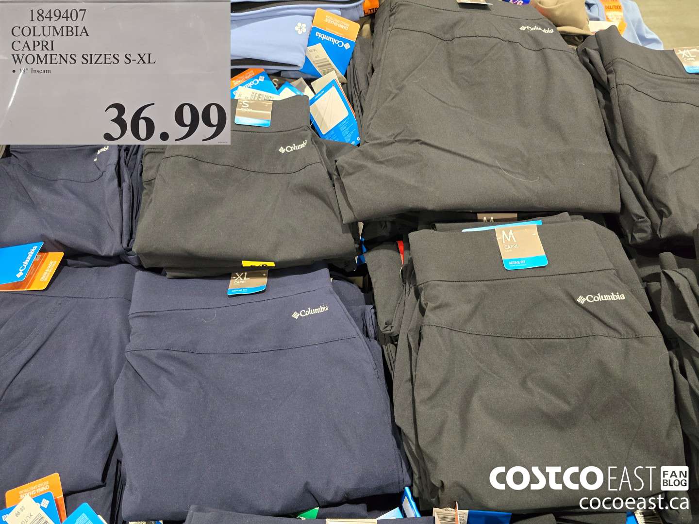 1849407 COLUMBIA CAPRI LADIES SIZES S-XL $36.99