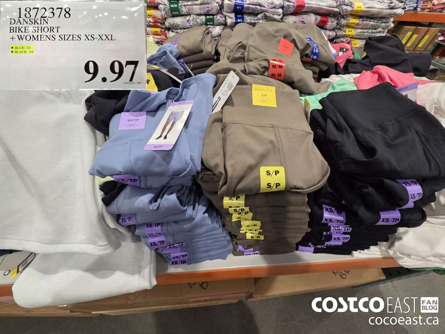 1872379 DANSKIN BIKE SHORT wOMENS SIZES XS-XXL $9.97