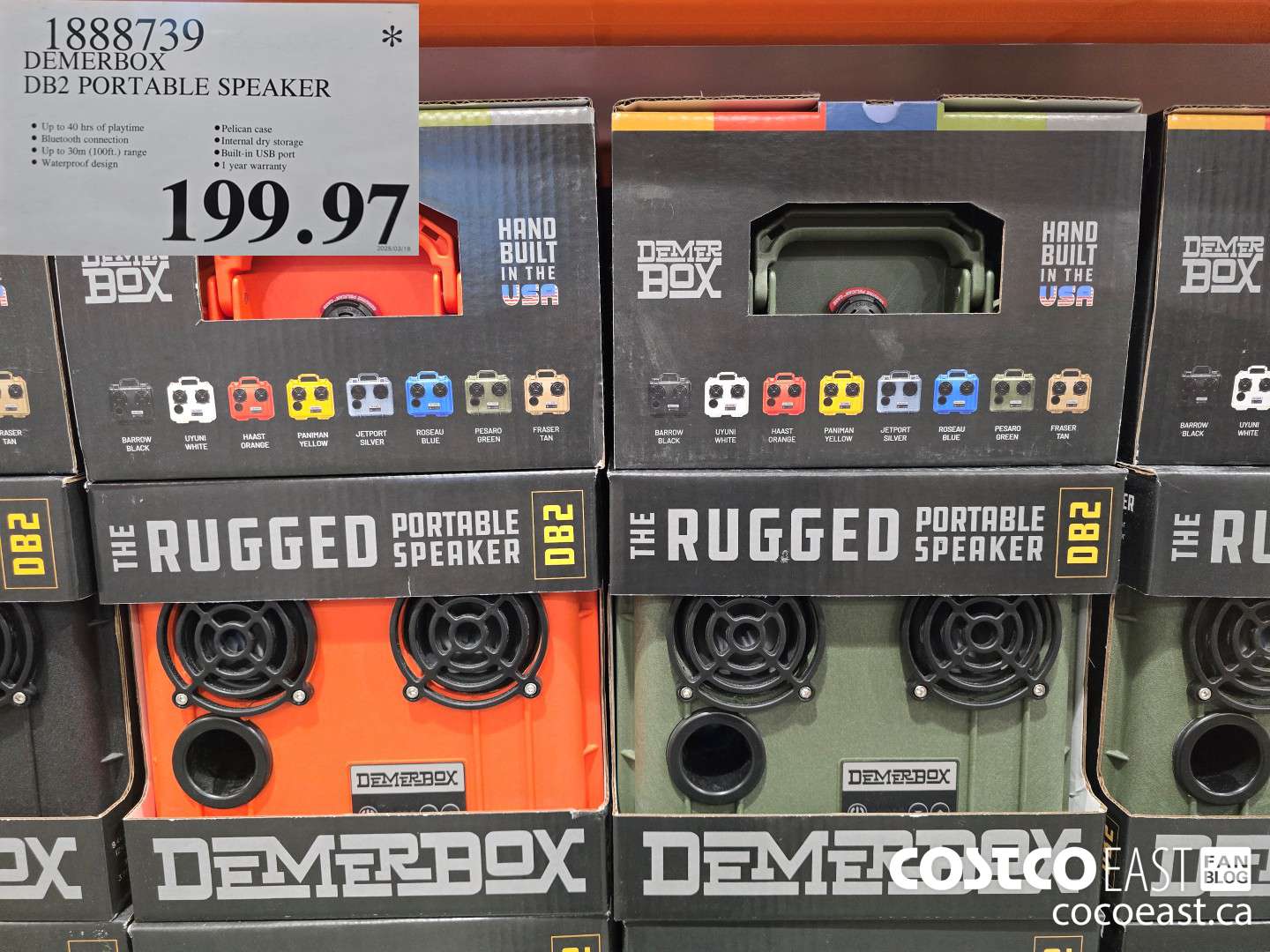 1888739 DEMERBOX DB2 PORTABLE SPEAKER $199.97