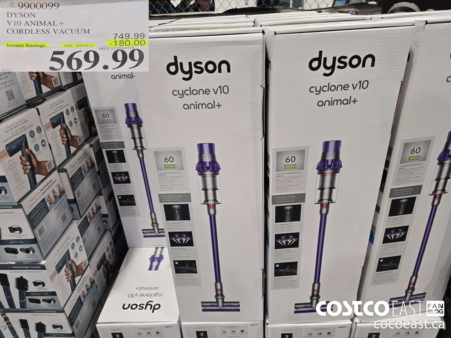 9900099 DYSON VI0 ANIMAL + CORDLESS VACUUM MODEL# 400480-01 ($180.00 INSTANT SAVINGS EXPIRES ON 2025-05-11) $569.99