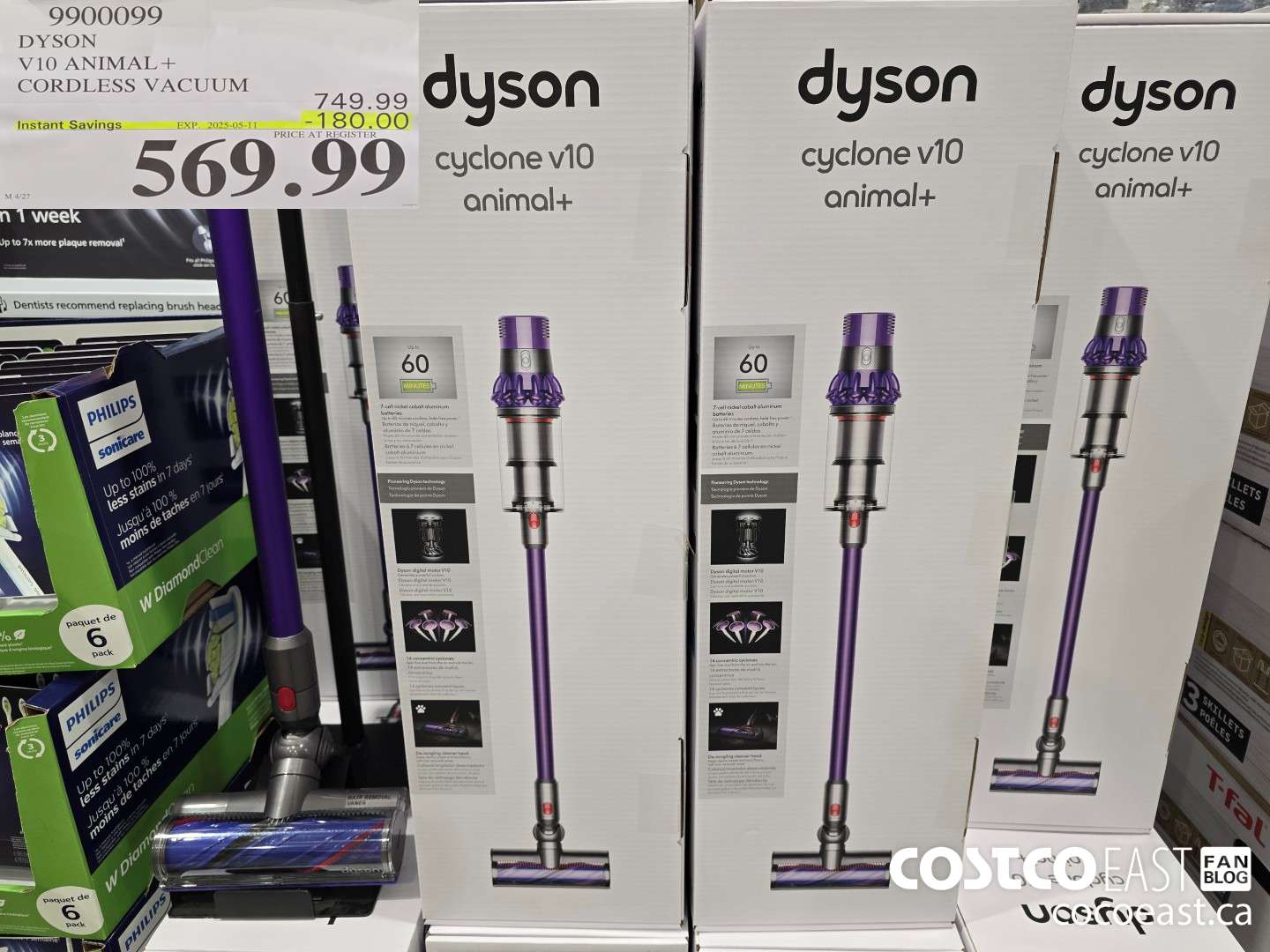 9900099 DYSON VI0 ANIMAL + CORDLESS VACUUM MODEL# 400480-01 ($180.00 INSTANT SAVINGS EXPIRES ON 2025-05-11) $569.99