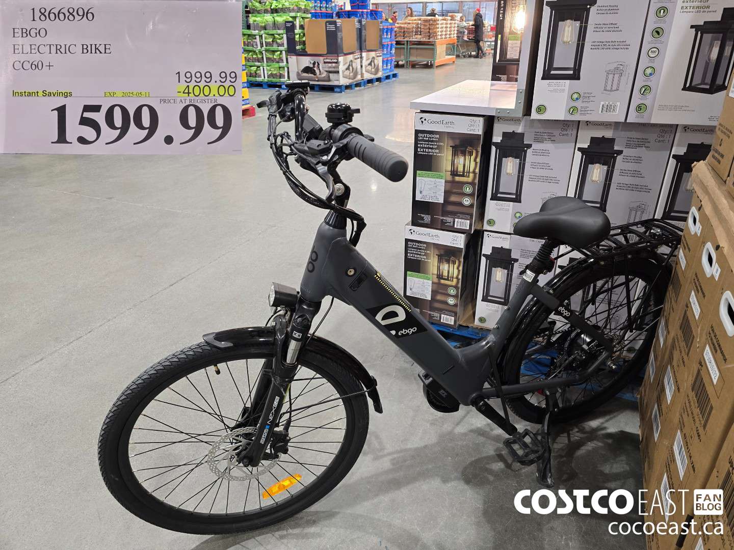 1866896 EBGO ELECTRIC BIKE CC60+ ($400.00 INSTANT SAVINGS EXPIRES ON 2025-05-11) $1599.99