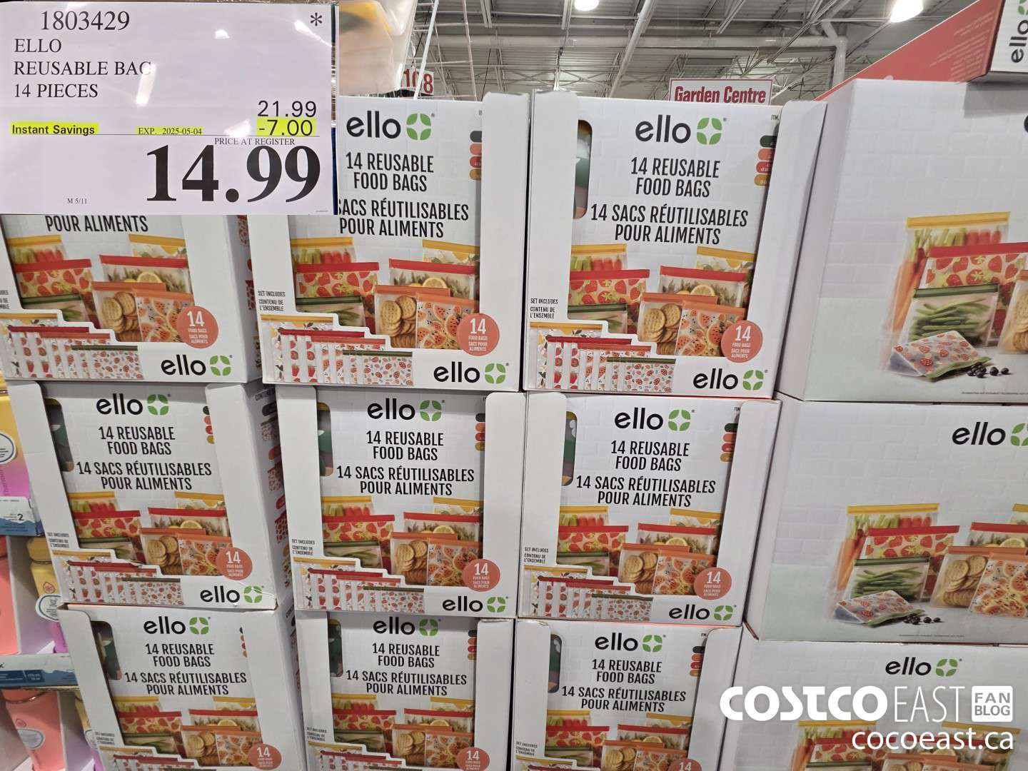 1803429 ELLO REUSABLE BAG 14 PIECES ($5.00 INSTANT SAVINGS EXPIRES ON 2025-05-04) $14.99