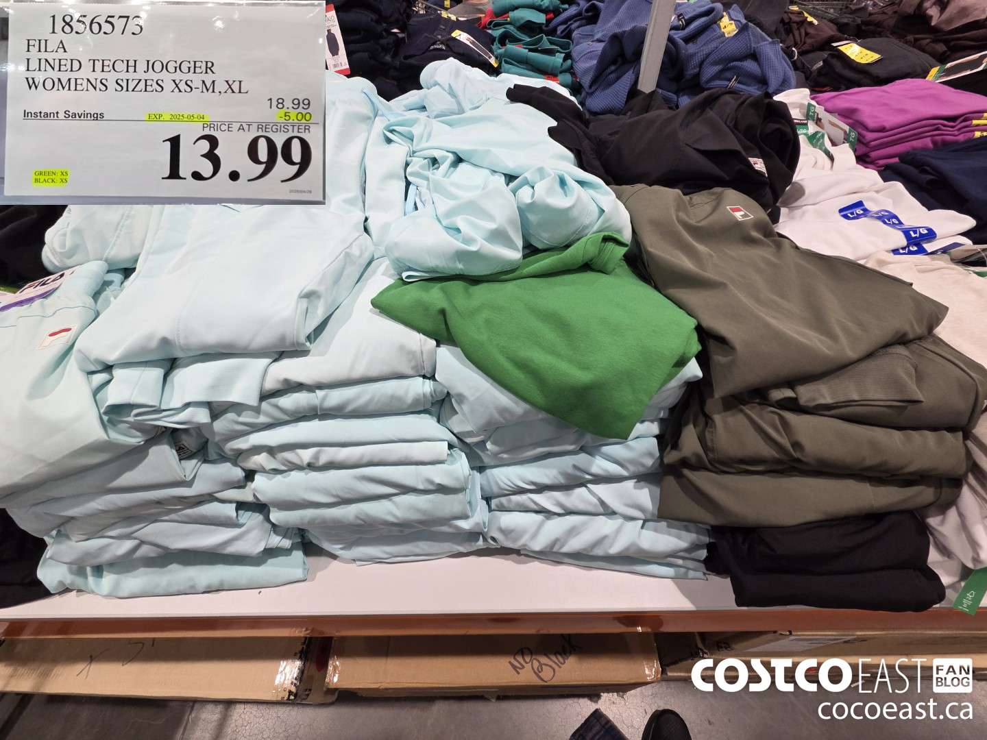 1856573 FILA LINED TECH JOGGER LADIES SIZES XS-XL ($5.00 INSTANT SAVINGS EXPIRES ON 2025-05-04) $13.99