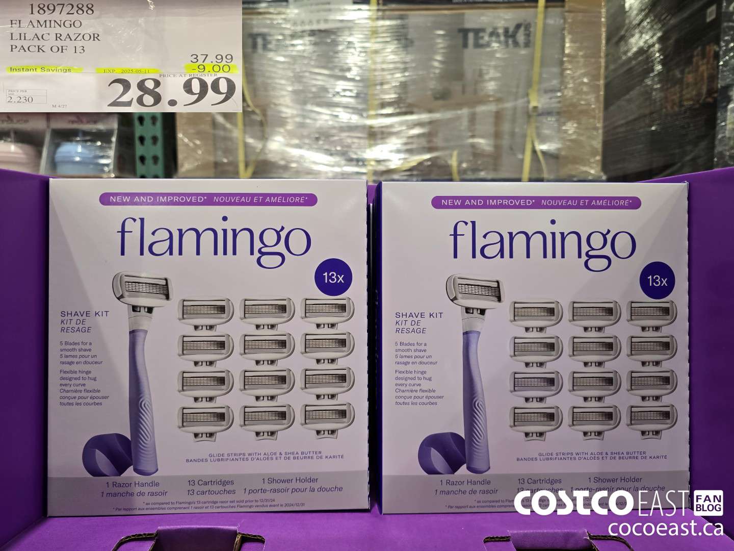1897288 FLAMINGO LILAC RAZOR PACK OF 13 ($9.00 INSTANT SAVINGS EXPIRES ON 2025-05-11) $28.99
