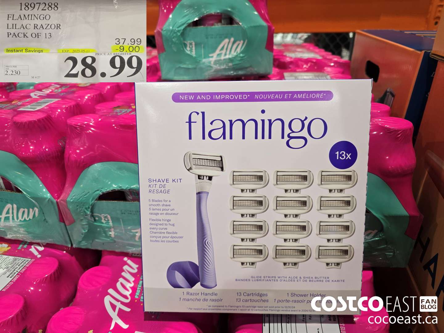 1897288 FLAMINGO LILAC RAZOR PACK OF 13 ($9.00 INSTANT SAVINGS EXPIRES ON 2025-05-11) $28.99