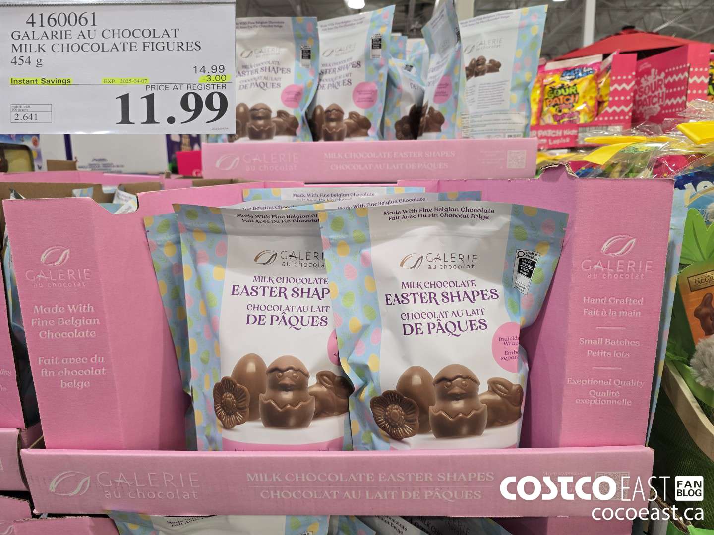 4610061 GALARIE AU CHOCOLAT MILK CHOCOLATE FIGURES 454 G ($3.00 INSTANT SAVINGS EXPIRES ON 2025-04-07) $11.99