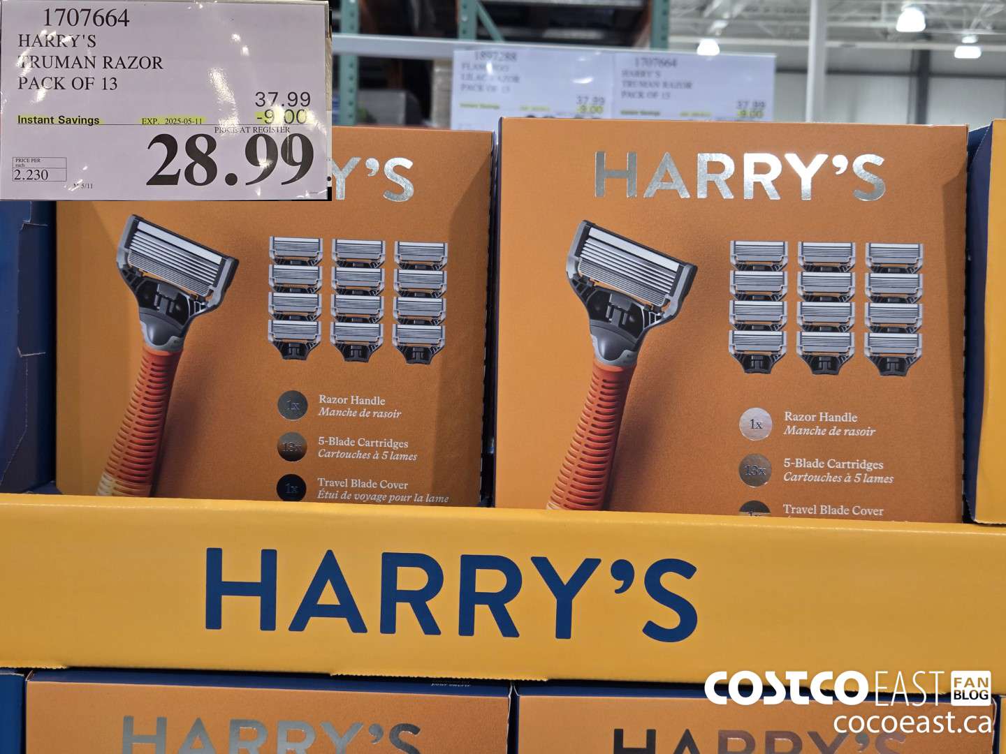 1707664 HARRY'S TRUMAN RAZOR PACK OF 13 ($9.00 INSTANT SAVINGS EXPIRES ON 2025-05-11) $28.99