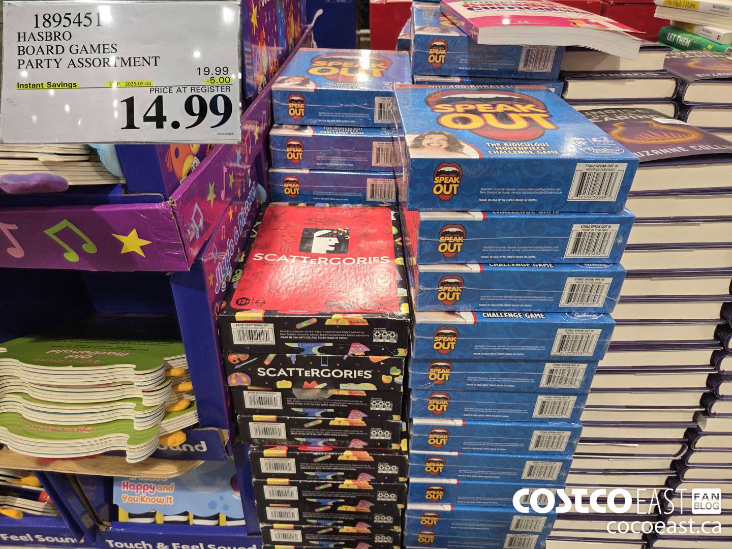 1895451 HASBRO BOARD GAMES PARTY ASSORTMENT ($5.00 INSTANT SAVINGS EXPIRES ON 2025-05-04) $14.99