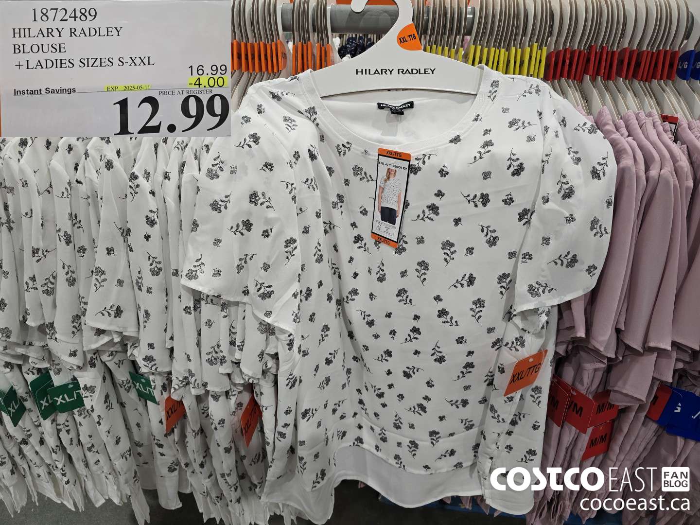 1872489 HILARY RADLEY BLOUSE + LADIES SIZES S-XXL ($4.00 INSTANT SAVINGS EXPIRES ON 2025-05-11) $12.99