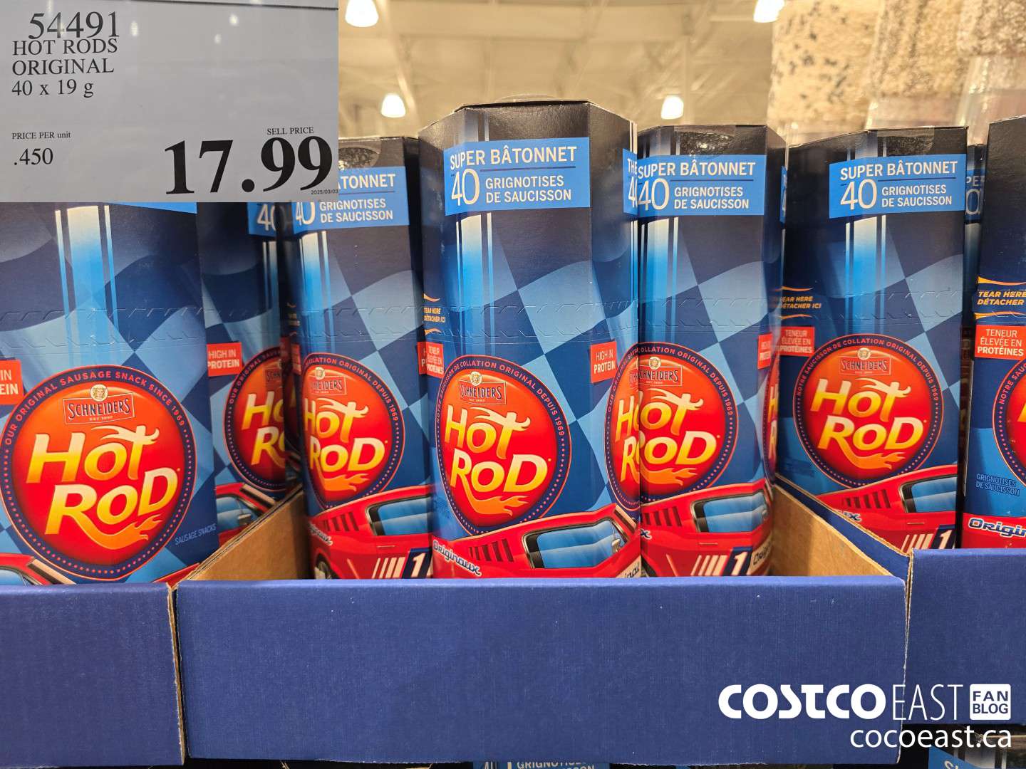 54491 HOT RODS ORIGINAL 40 x 19g $17.99