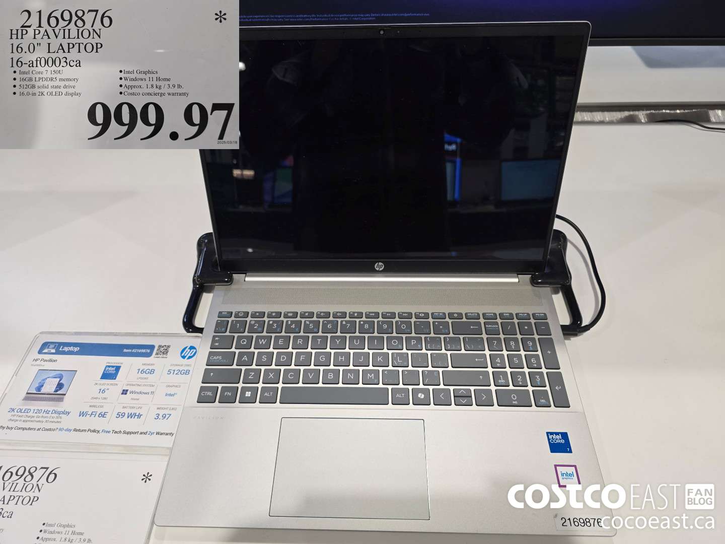 2169876 HP PAVILION 16.0