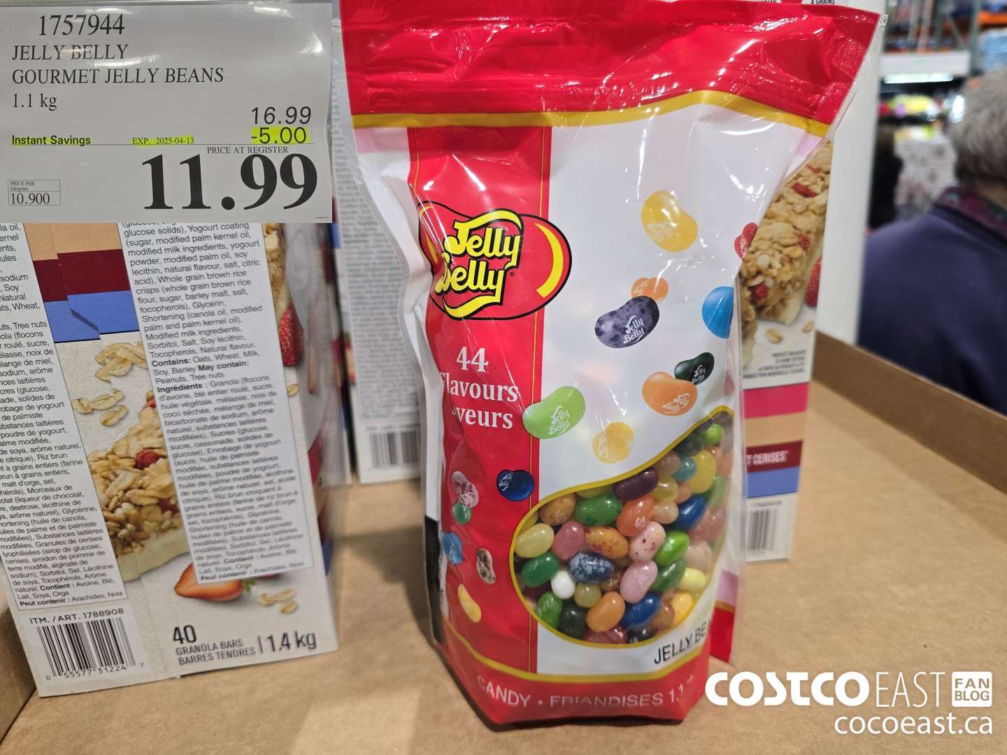 1757944 JELLY BELLY GOURMET JELLY BEANS 1.1 KG ($5.00 INSTANT SAVINGS EXPIRES ON 2025-04-13) $11.99