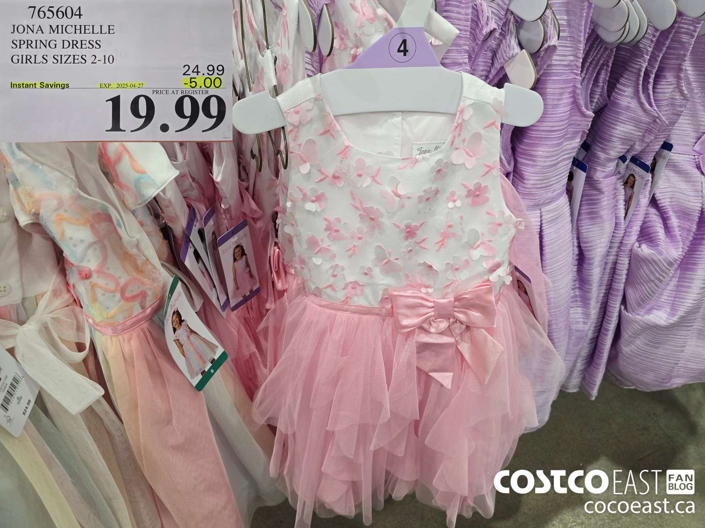 765604 JONA MICHELLE DRESS GIRLS SIZES 2-10 ($5.00 INSTANT SAVINGS EXPIRES ON 2024-04-27) $19.99