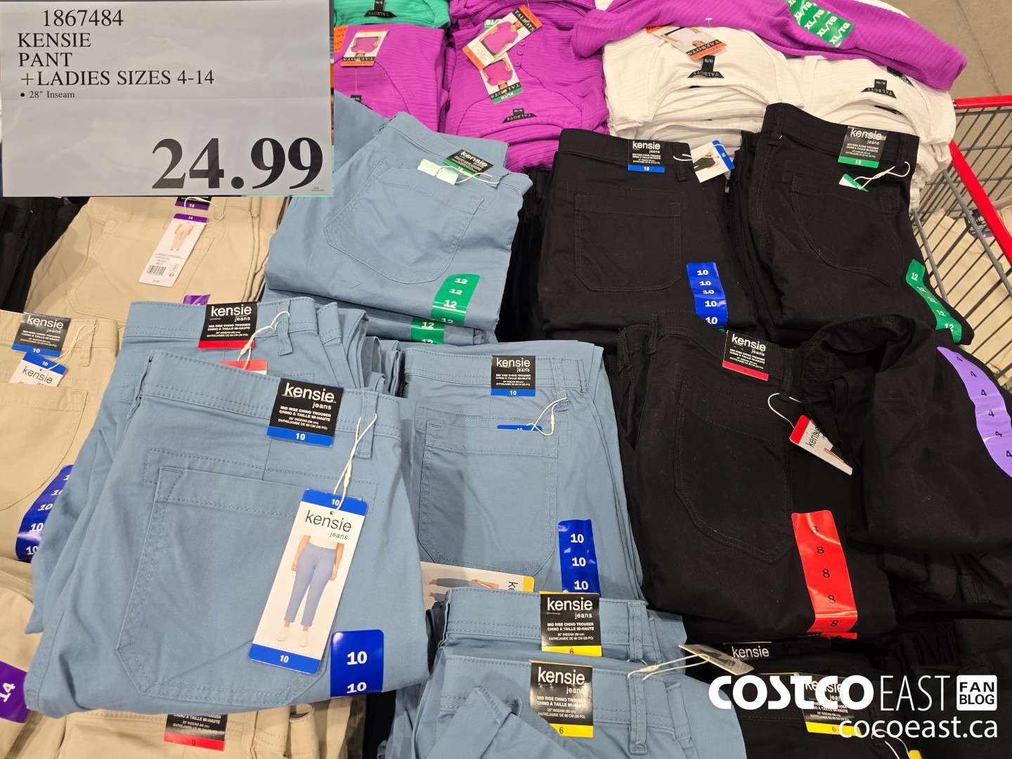 1867484 KENSIE PANT + LADIES SIZES 4-14 $24.99