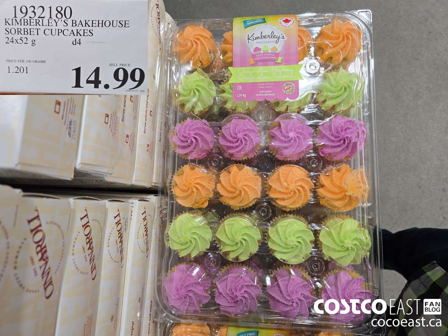 1932180 KIMBERLEY'S BAKEHOUSE SORBET CUPCAKES 24x52 G $14.99