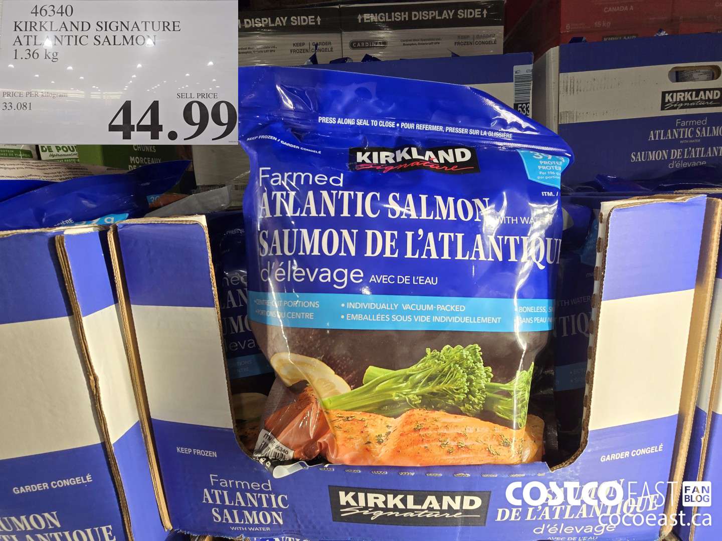 46340 KIRKLAND SIGNATURE ATLANTIC SALMON 1.36 kg $44.99