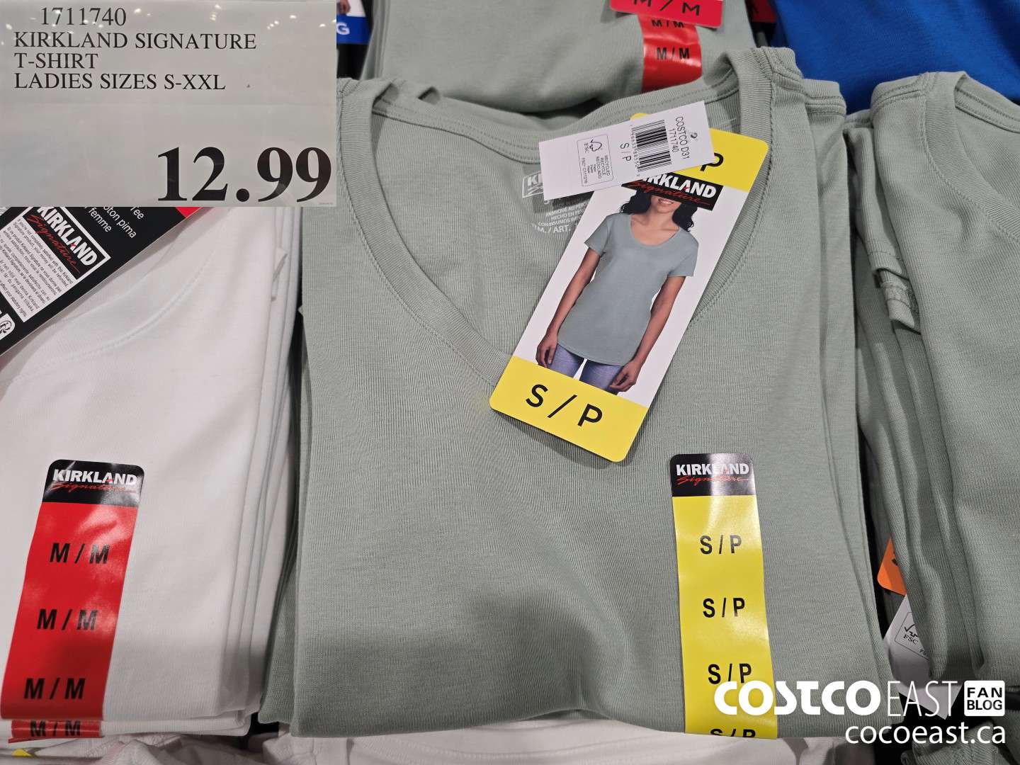 1711740 KIRKLAND SIGNATURE T-SHIRT LADIES SIZES S-XXL $12.99