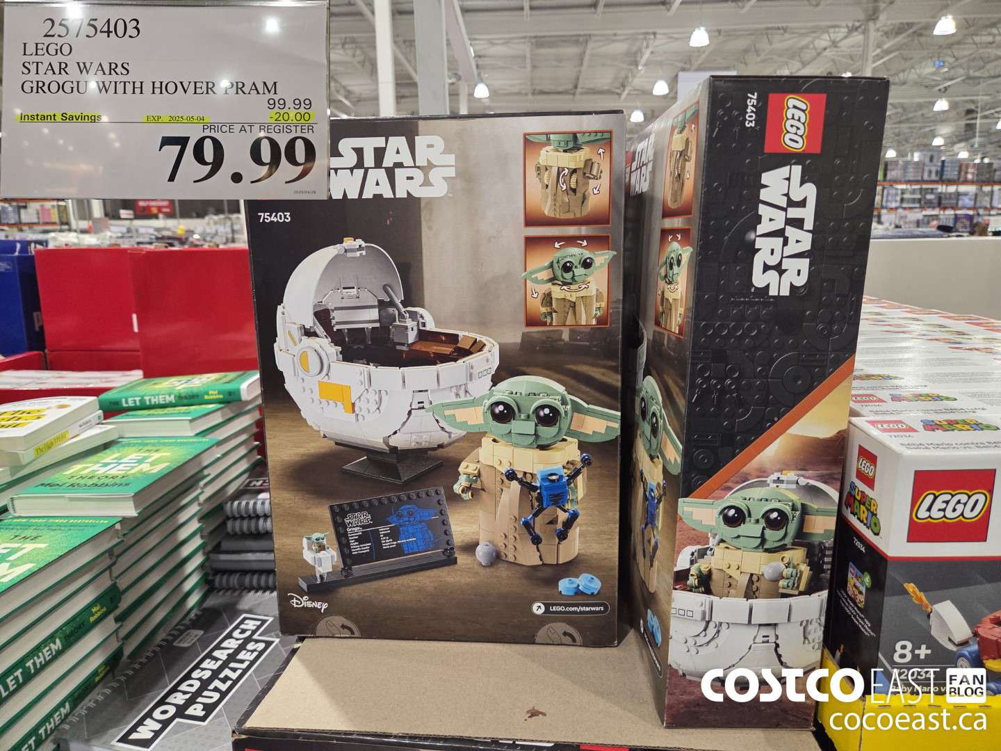 2575403 LEGO STAR WARS GROGU WITH HOVER PRAM 20.00 OFF  (EXPIRES ON 2025-05-04) $79.99