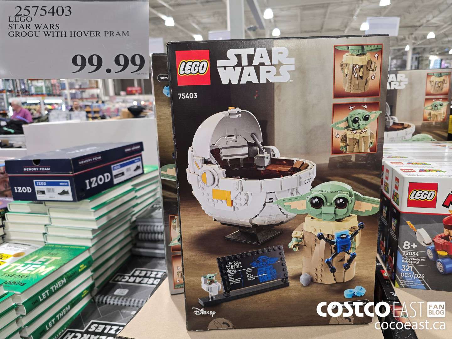 2575403 LEGO STAR WARS GROGU WITH HOVER PRAM $99.99