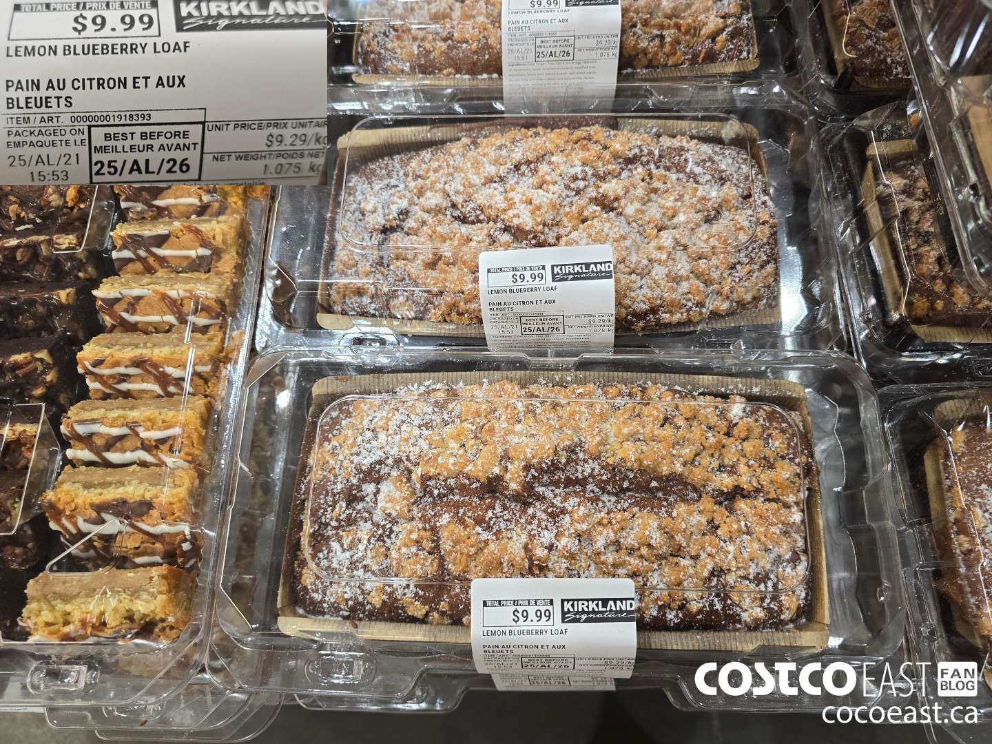 1918393 LEMON BLUEBERRY LOAF $9.99