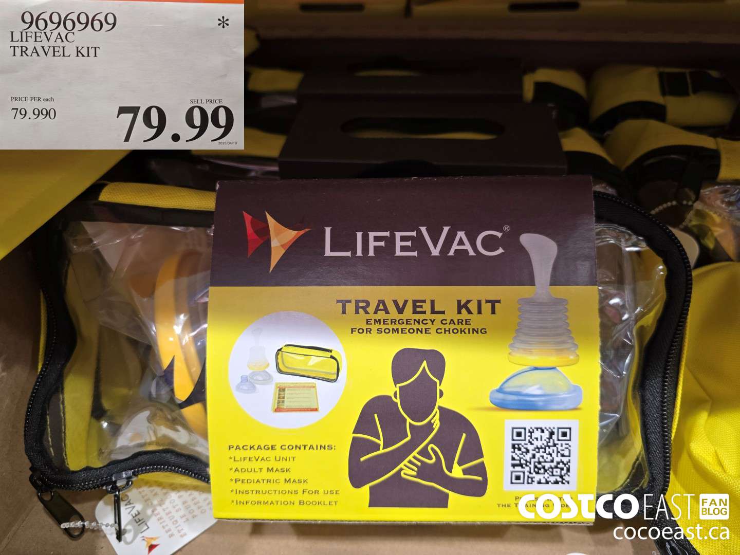 9696969 LIFEVAC TRAVEL KIT $79.99