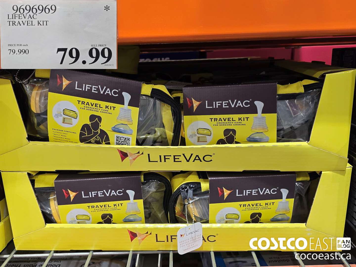 9696969 LIFEVAC TRAVEL KIT $79.99