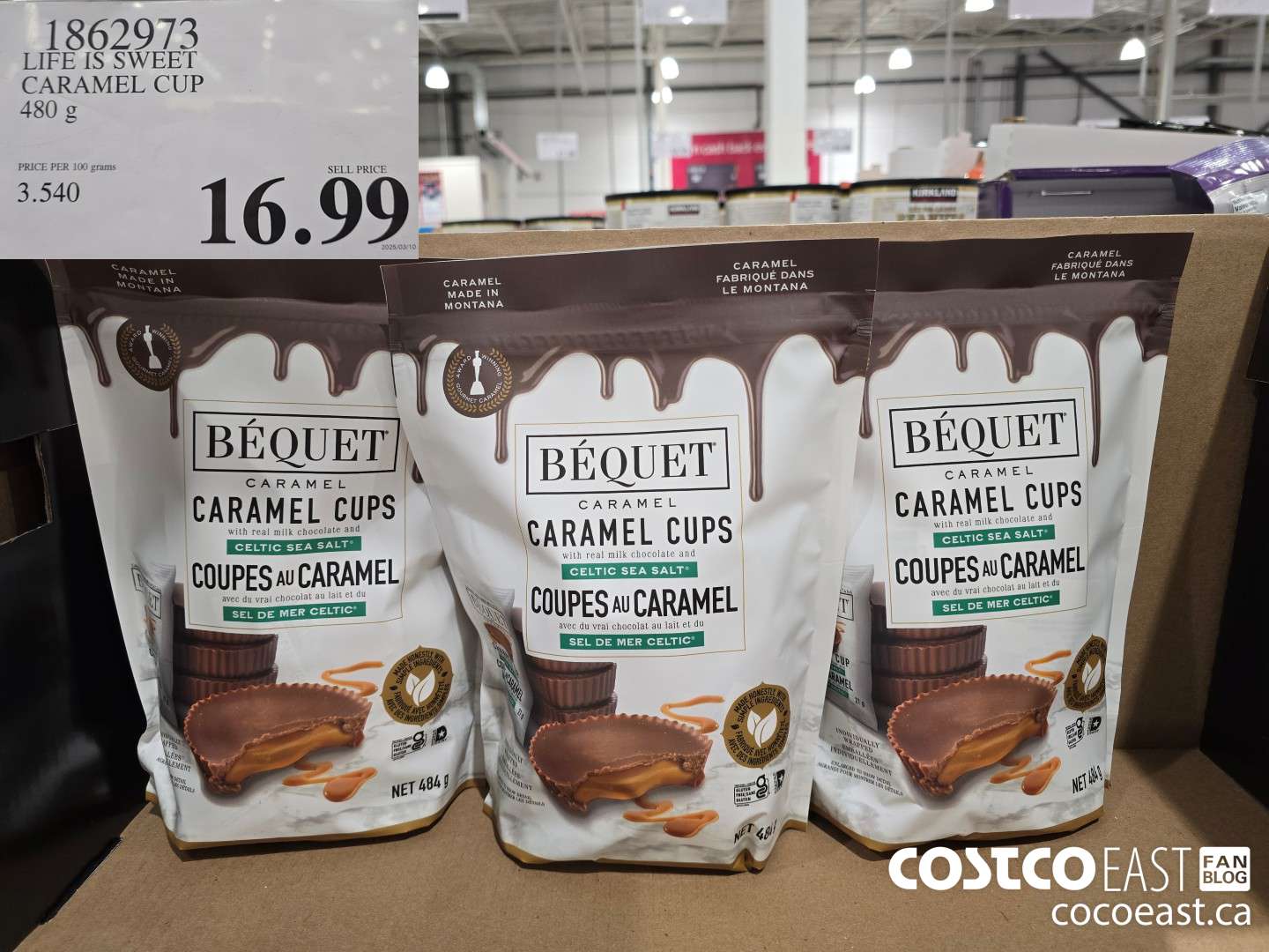 1862973 LIFE IS SWEET CARAMEL CUP 480 g $16.99