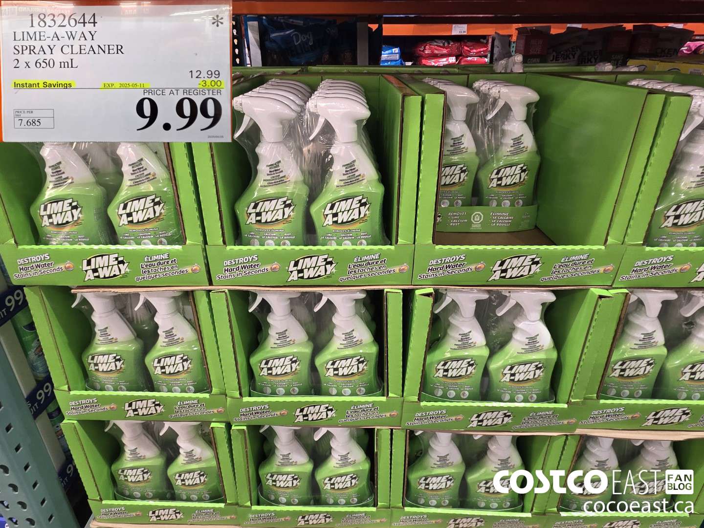 1832644 LIME-A-WAY SPRAY CLEANER 2 x 650 mL ($3.00 INSTANT SAVINGS EXPIRES ON 2025-05-11) $9.99