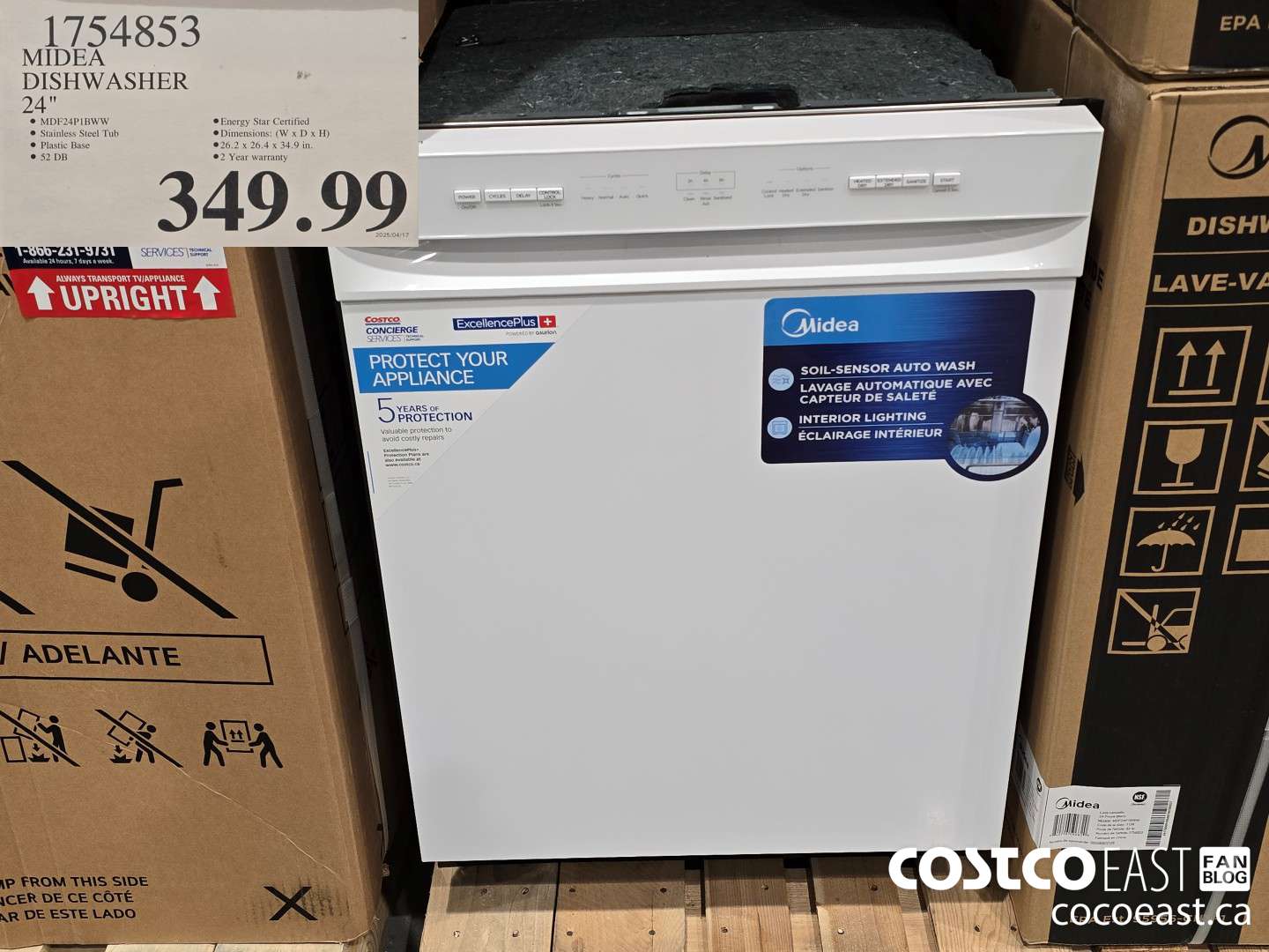 1754853 MIDEA DISHWASHER 24