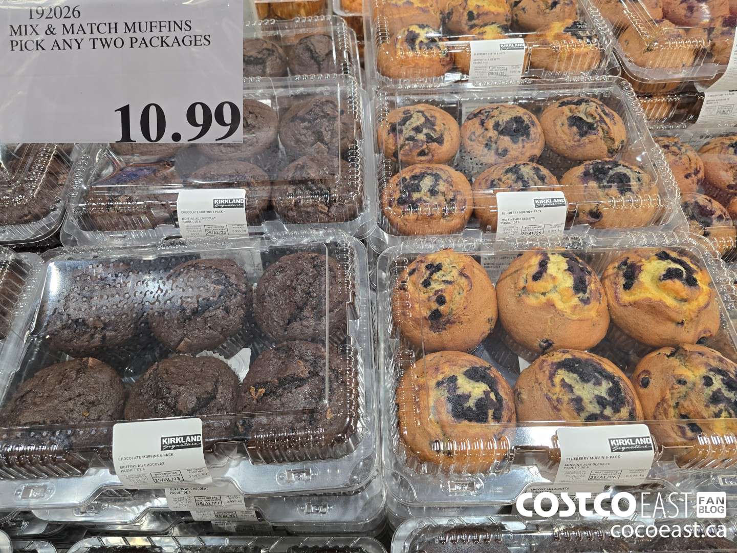 192026 MIX & MATCH MUFFINS PICK ANY TWO PACKAGES $10.99