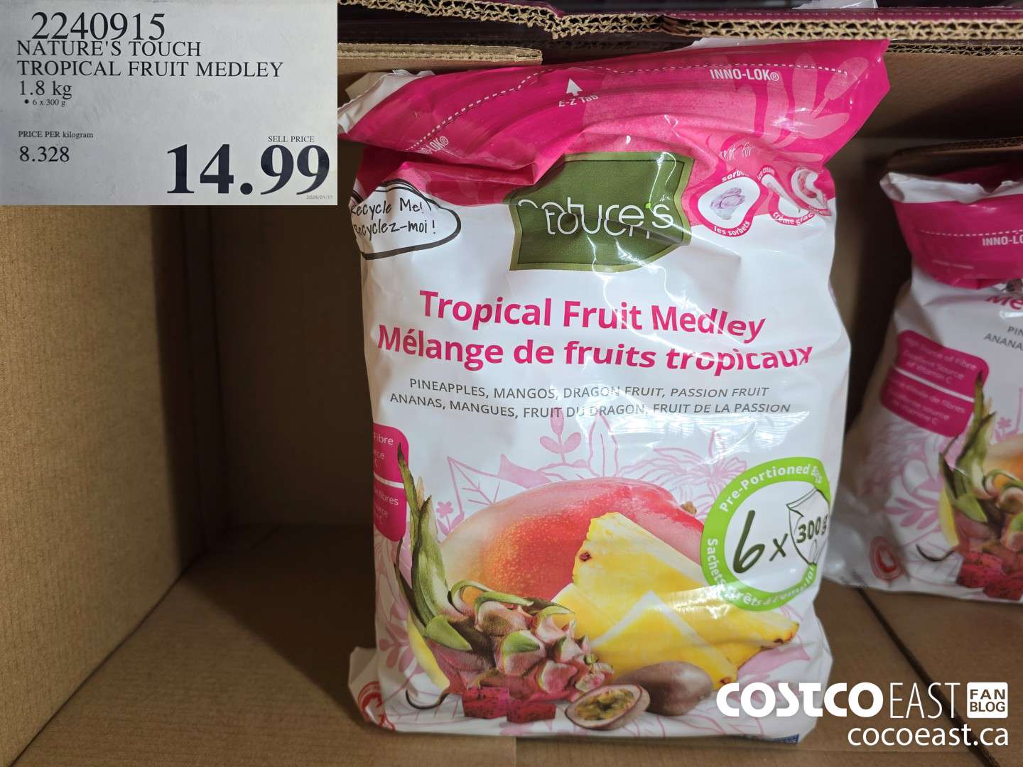 2240915 NATURE'S TOUCH TROPICAL FRUIT MEDLEY 1.8 kg $14.99