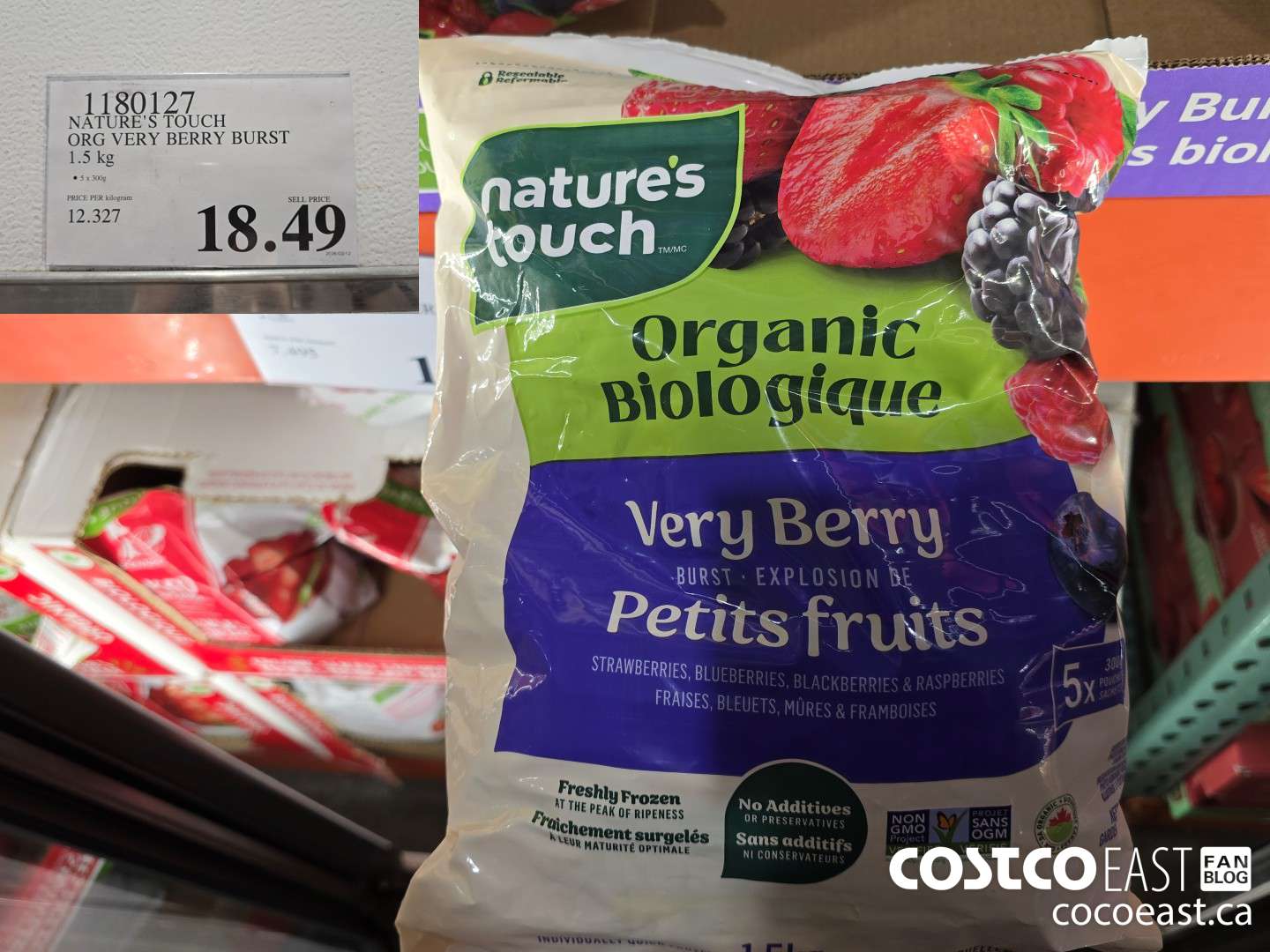 1180127 NATURE'S TOUCH VERY BERRY BURST 1.5 KG $8.49