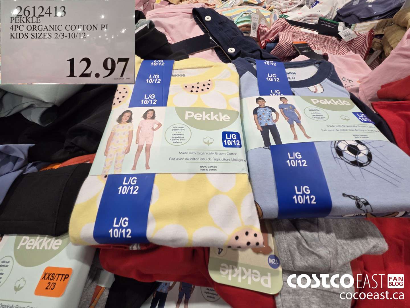 2612413 PEKKLE 4PC ORGANIC COTTON PJ BOYS SIZES 2/3-10/12 ($5.00 INSTANT SAVINGS EXPIRES ON 2024-03-23) $14.99