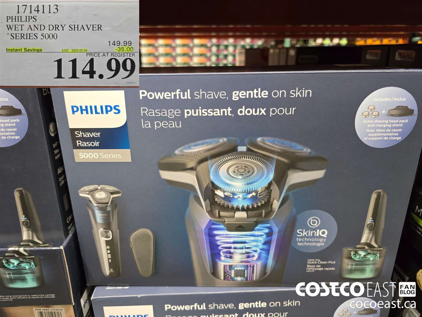 1714113 PHILIPS WET AND DRY SHAVER SERIES 5000 ($35.00 INSTANT SAVINGS EXPIRES ON 2025-05-04) $114.99