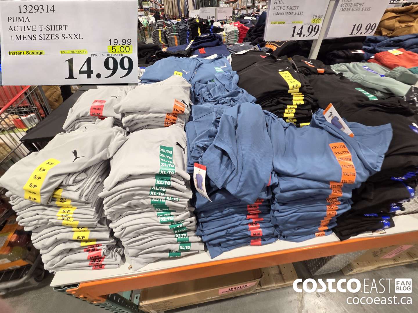 1329314 PUMA ACTIVE T-SHIRT + MENS SIZES S-XXL ($5.00 INSTANT SAVINGS EXPIRES ON 2025-05-11) $14.99