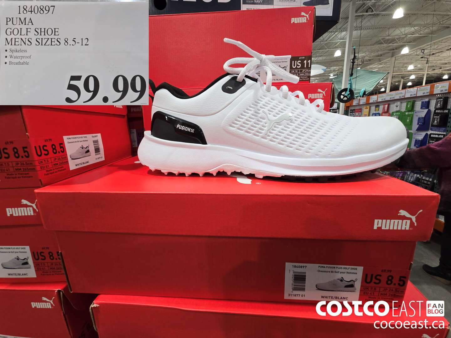 1840897 PUMA GOLF SHOE MENS SIZES 8.5-12 $59.99