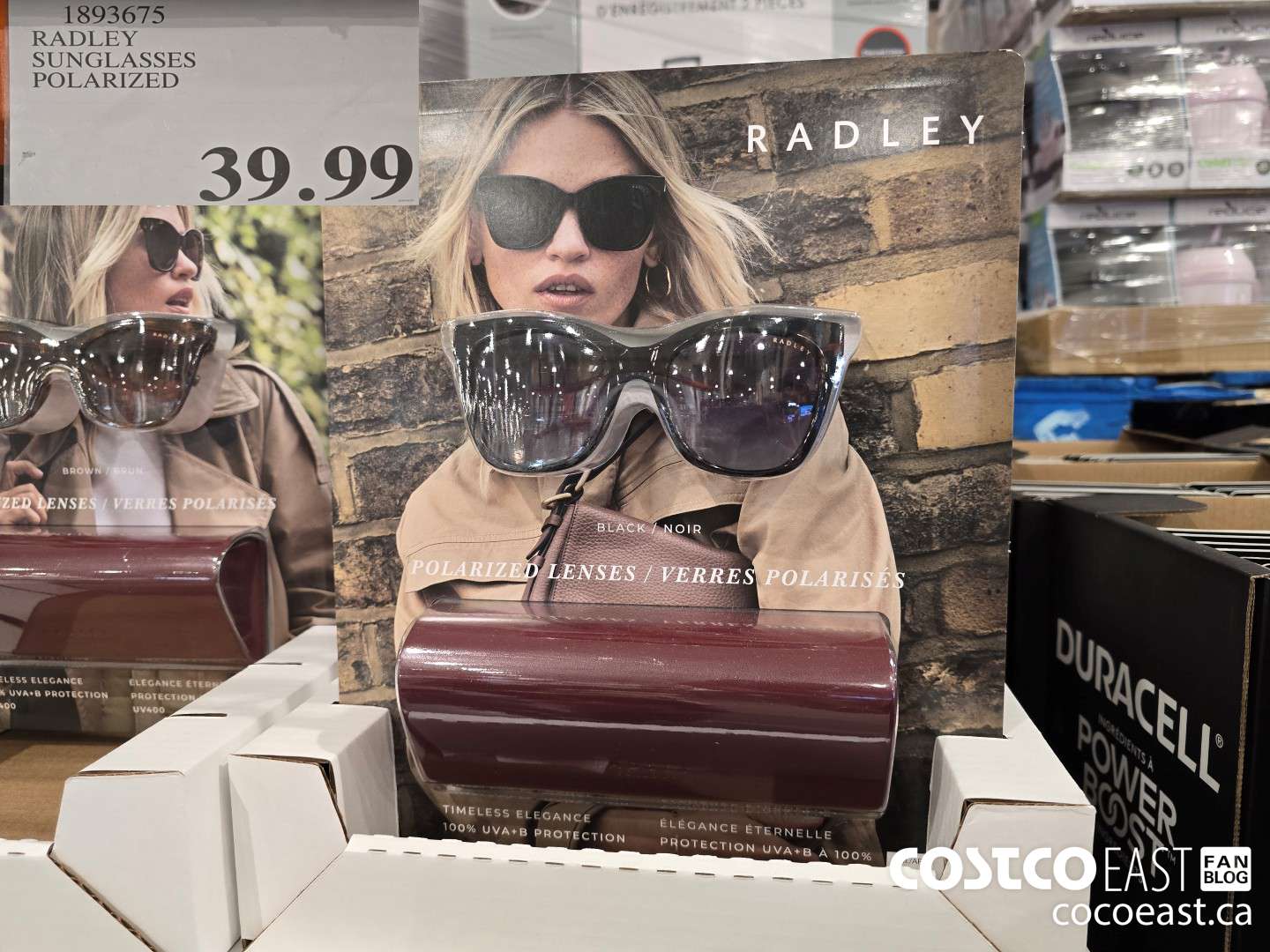 1893675 RADLEY SUNGLASSES POLARIZED $39.99