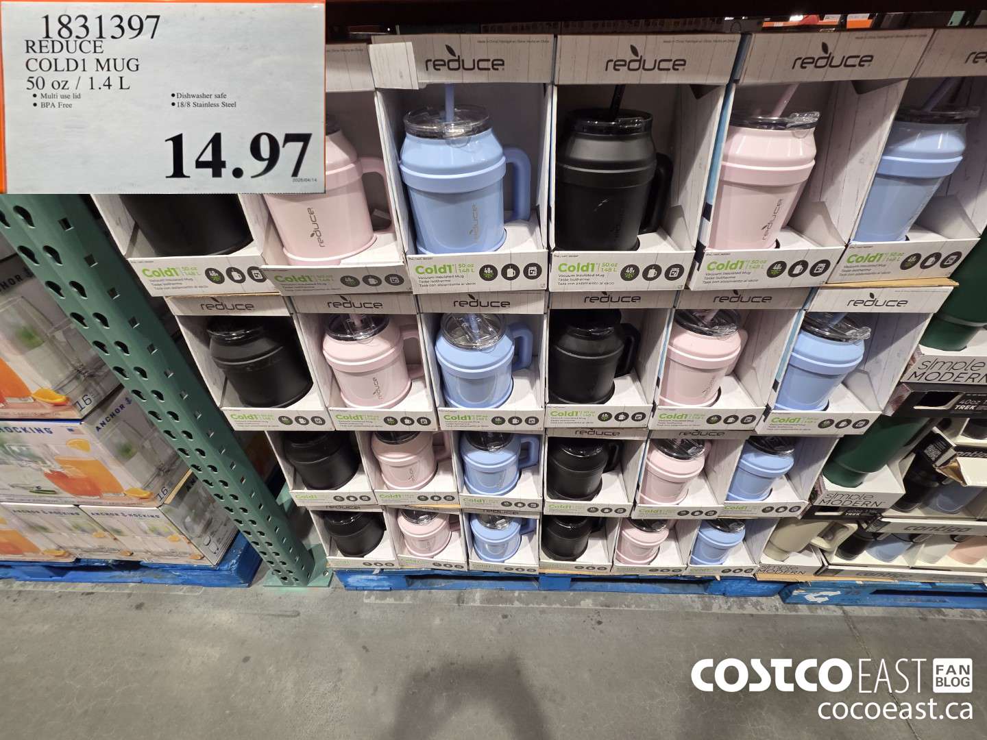 1831397 REDUCE COLD1 MUG 50 OZ / 14 L $14.97