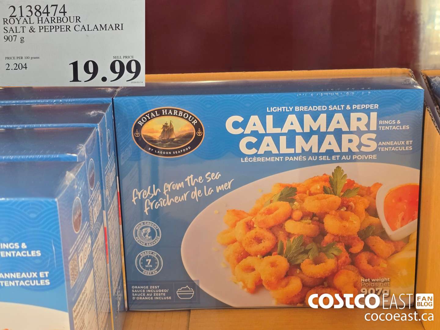2138474 ROYAL HARBOUR SALT & PEPPER CALAMARI 907 g $19.99