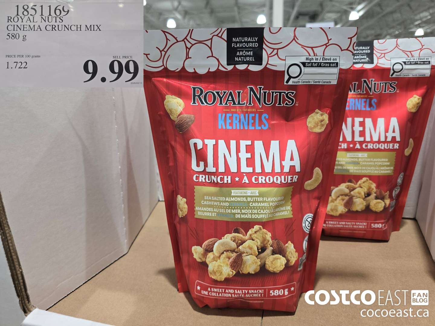 1851169 ROYAL NUTS CINEMA CRUNCH MIX 580 g $9.99