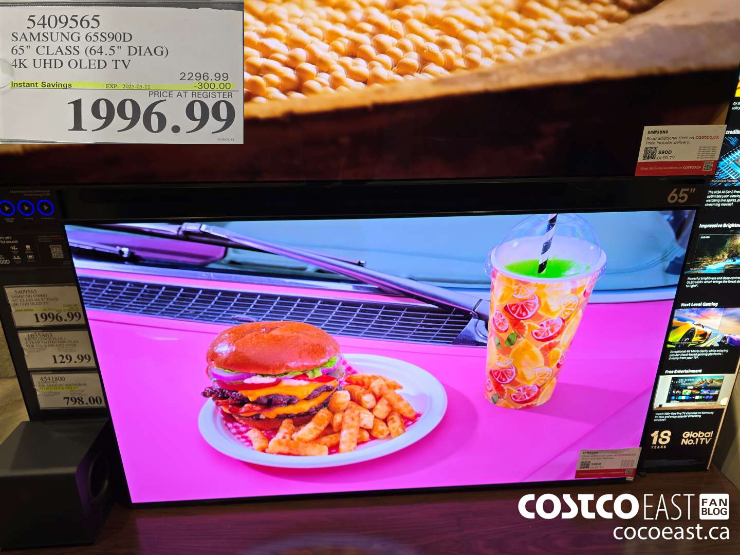 5409565 SAMSUNG 65S90D 65