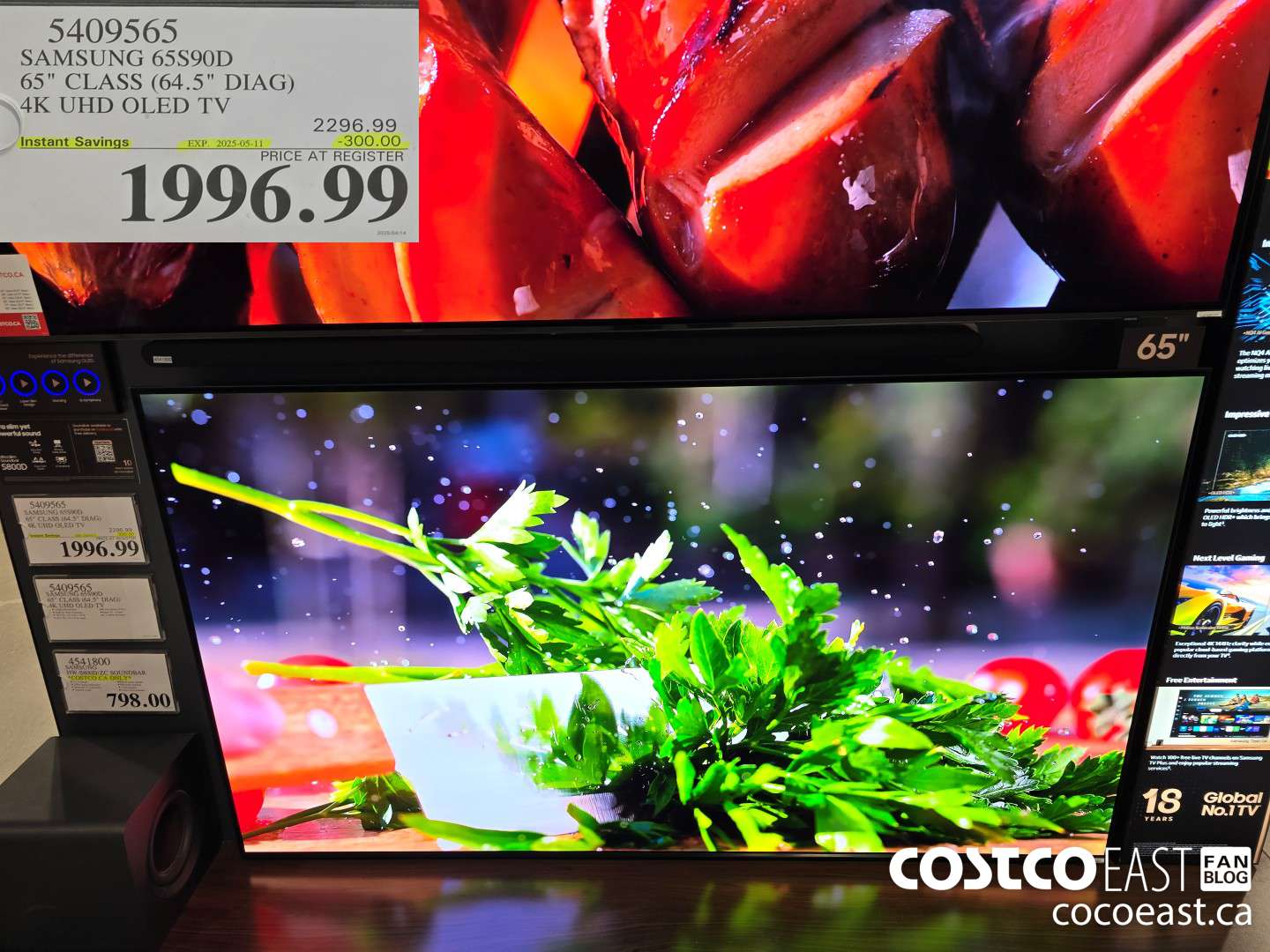 5409565 SAMSUNG 65S90D 65