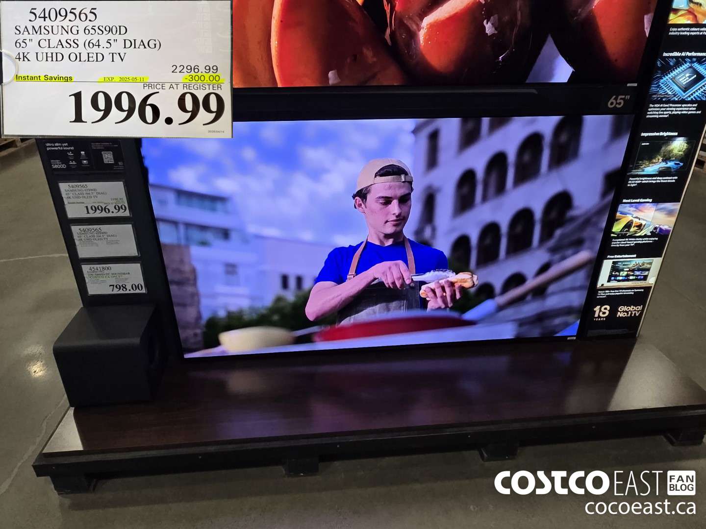 5409565 SAMSUNG 65S90D 65