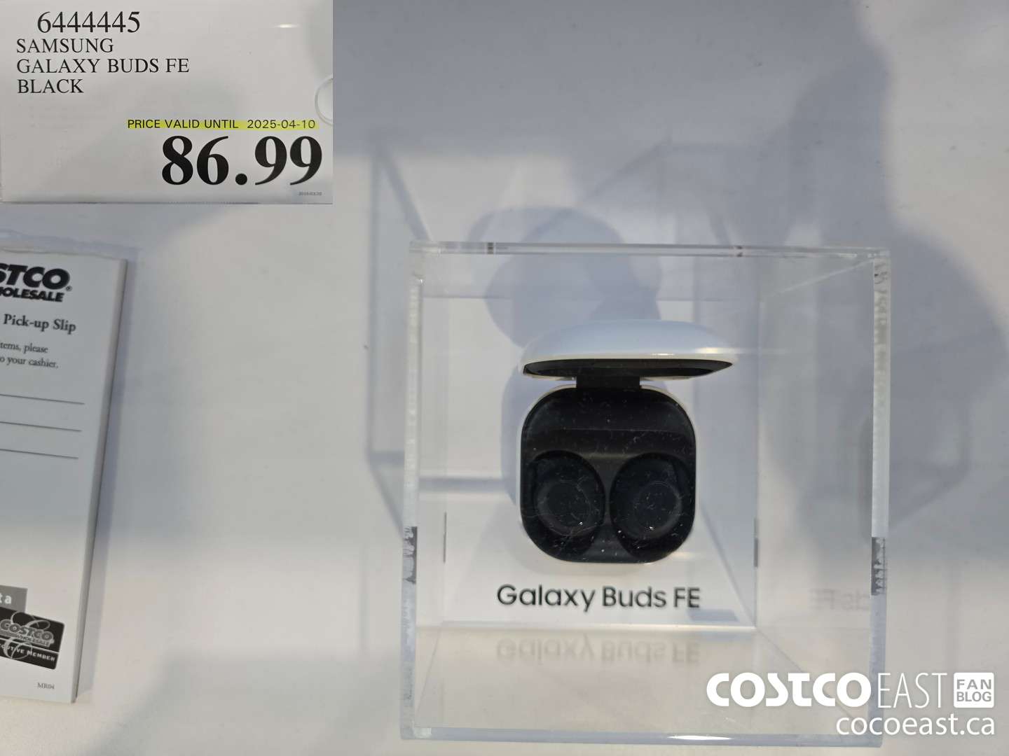 6444445 SAMSUNG GALAXY BUDS FE BLACK $86.99