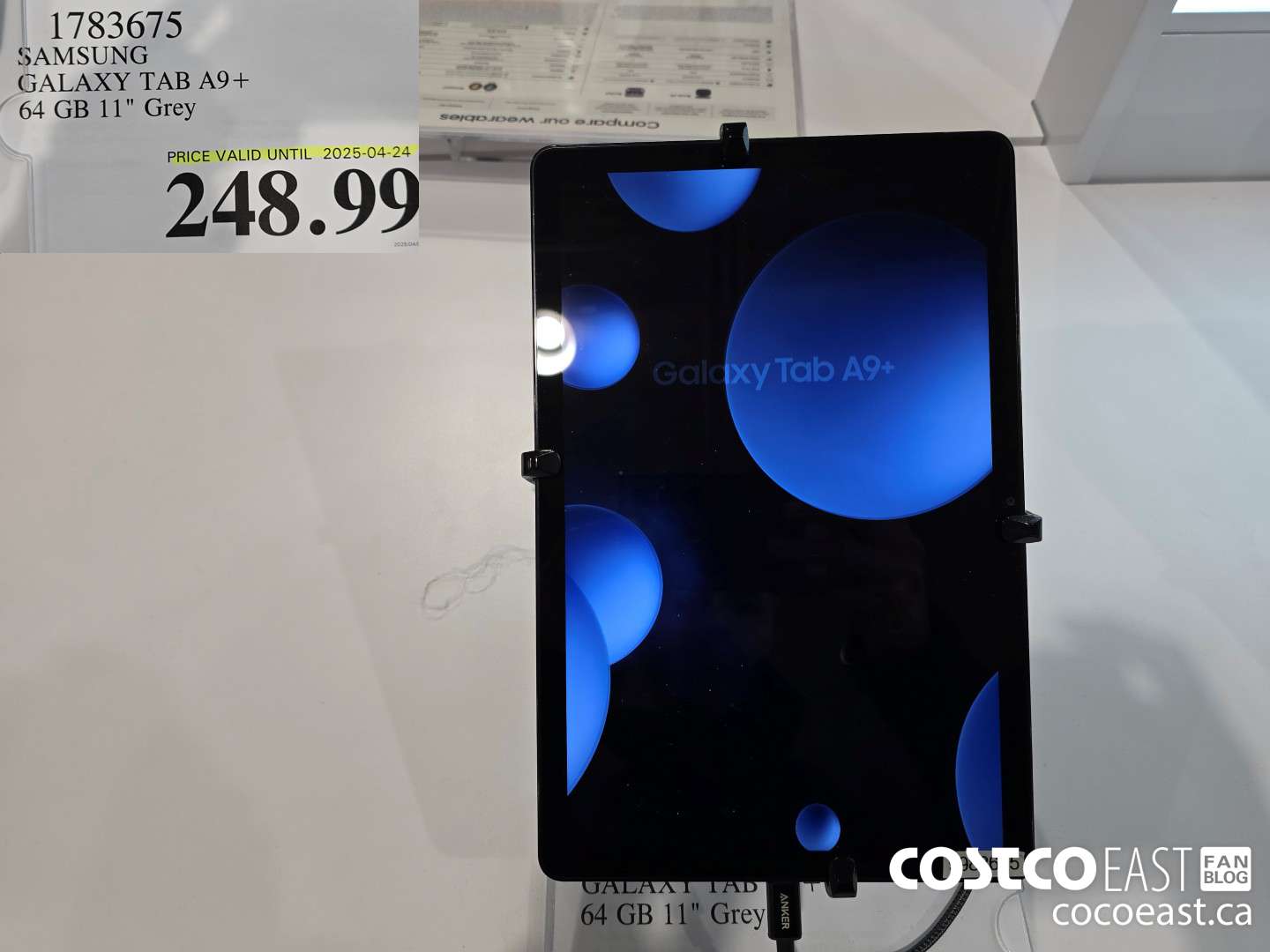 1783675 SAMSUNG GALAXY TAB A9+ 64GB 11